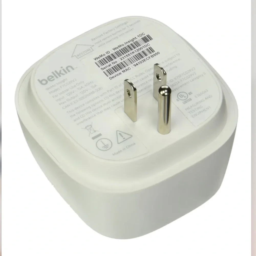 Belkin WeMo Insight WiFi Switch / Plug - Picture 9 of 10